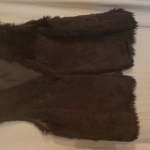 Faux fur vest